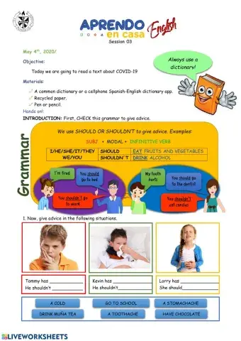 Aprendo en casa S3 -  GRADE 3