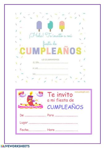 Invitaciones