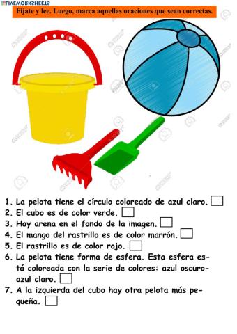 Lectura Comprensiva 1º primaria