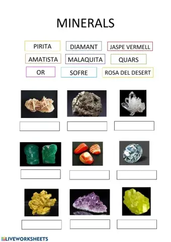Minerals