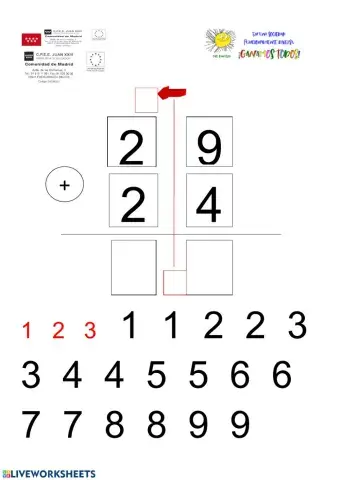 Sumas con llevadas
