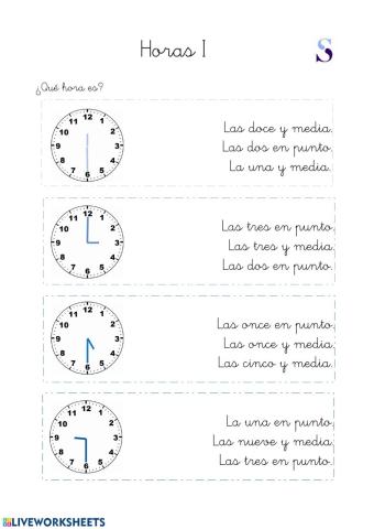 Horas I