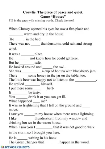 CROWLIE The place of peace and quiet Houses