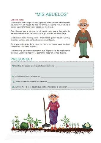 Comprensión lectora y problemas