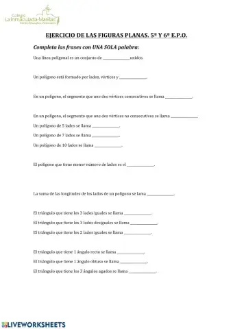 Figuras planas 5º y 6º