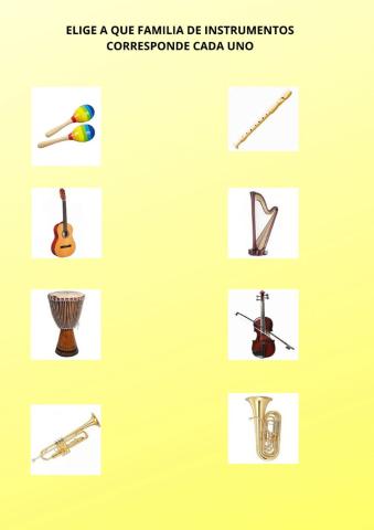 Familia de instrumentos