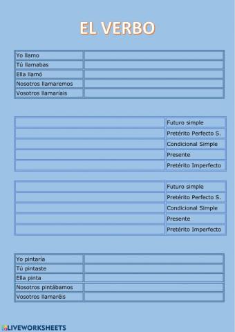 Practica con los verbos