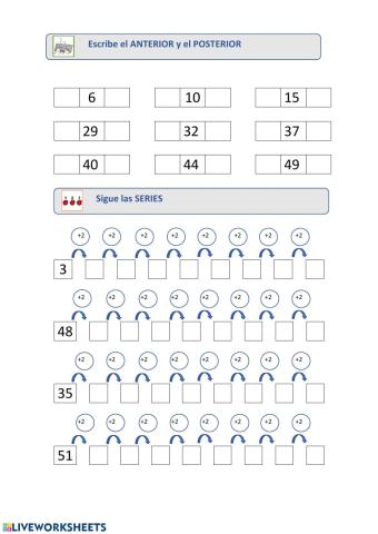 Numeración y conteo