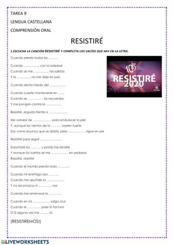 Resistiré