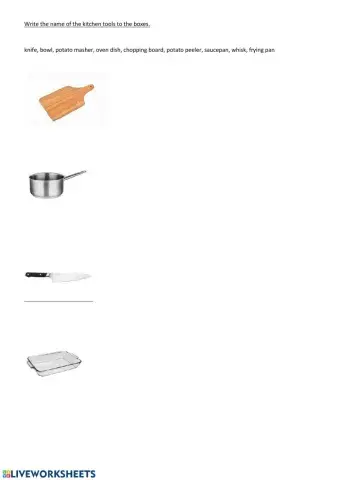 Kitchen tools