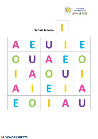 Señala la letra I