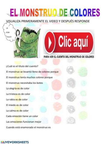 El monstruo de colores