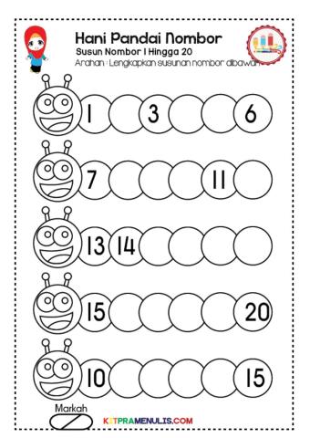 Matematik - Nombor hingga 20