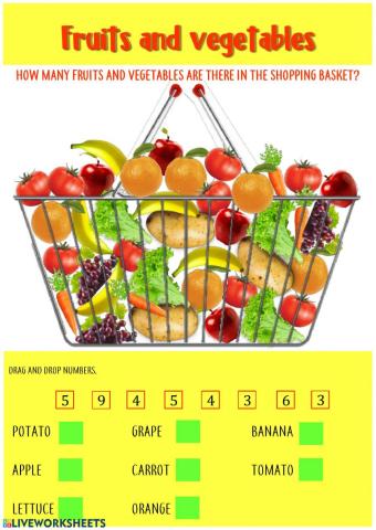 Fruits and Vegetables