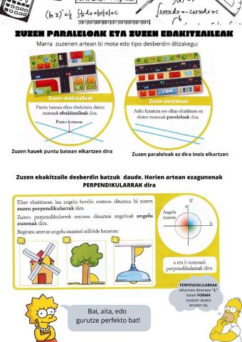 Zuzen paraleloak eta ebakitzaileak