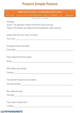 Present Simple Passive