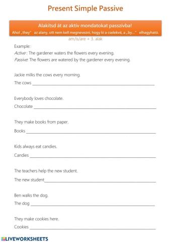 Present Simple Passive