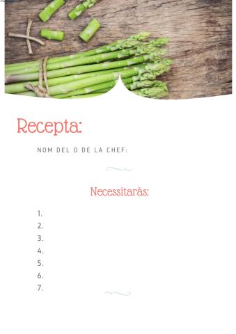 Plantilla recepta