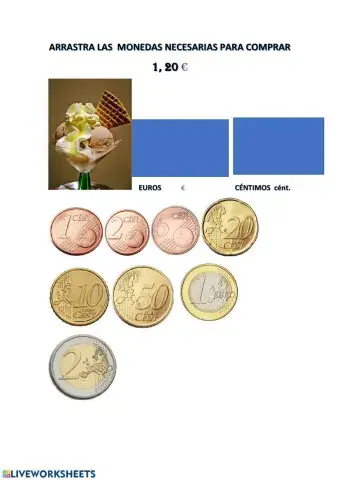 Céntimos y euros