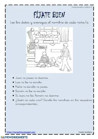 Comprensión lectora 2