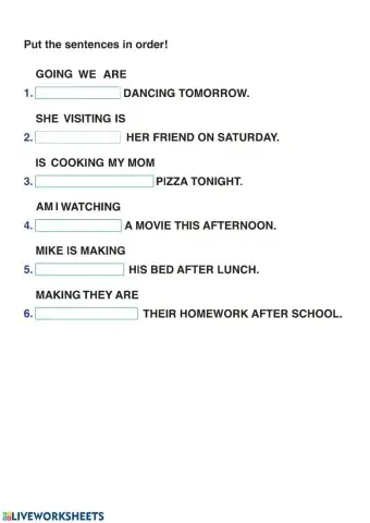 Present continuous for future arrangements