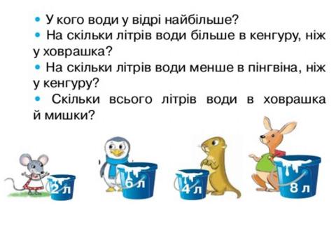Прості задачі на знаходження місткості.