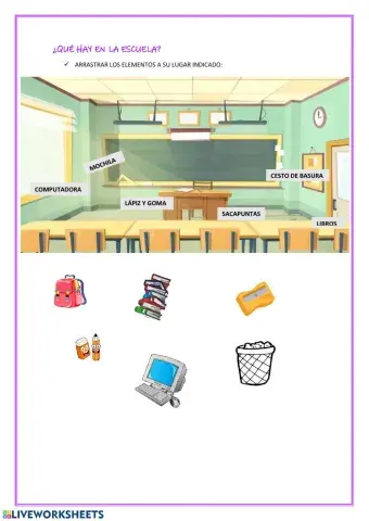 ¿Qué hay en la escuela? 