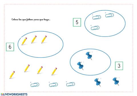 Completar cantidades