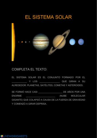 El Sistema Solar