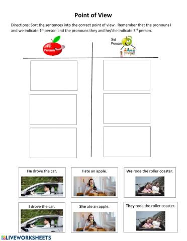 Point 0f View Sort Level 1