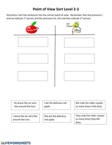 Point of view sort Leve 2-3