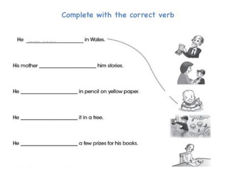 Unit 2  Complete and match