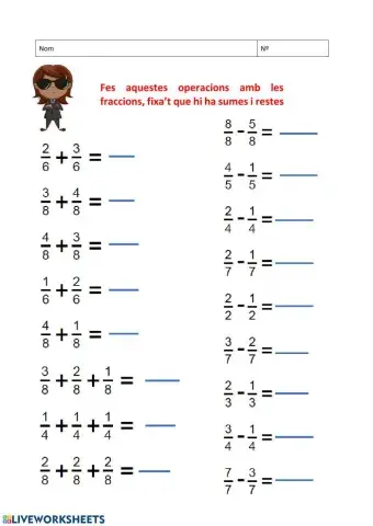 Operacions amb decimals - 1