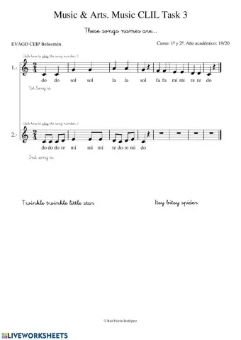 Choose the correct song name