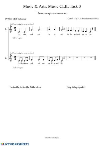 Choose the correct song name