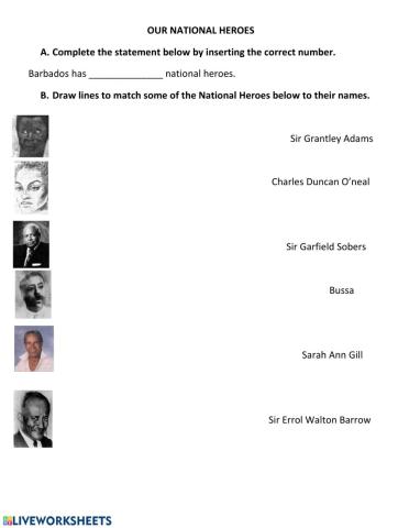 National Heroes of Barbados