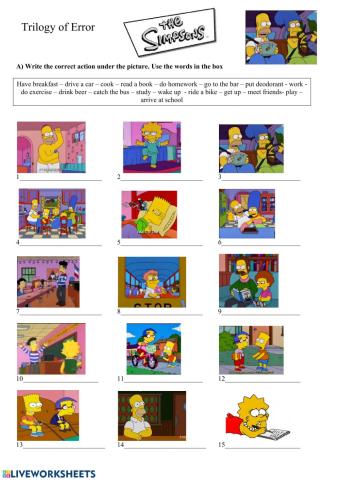 Routines The simpsons