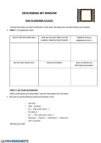 Describing my window