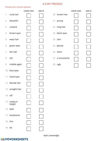4.9.My Friends -Grouping Activity