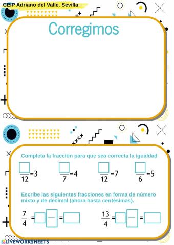 Fracciones-divisiones. explicación3
