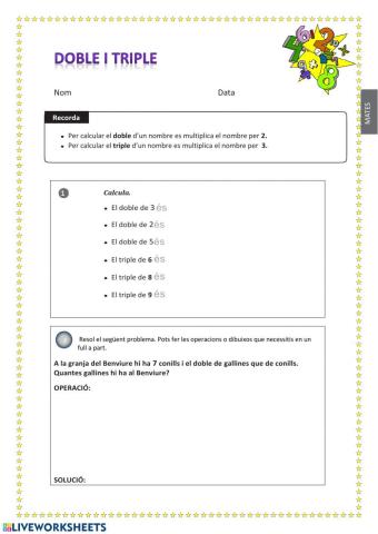 Doble i triple