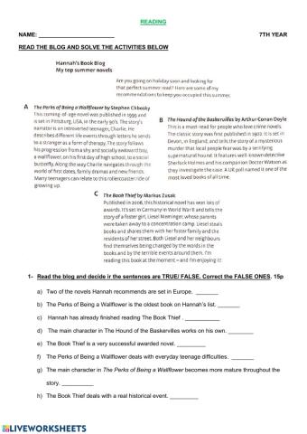 Reading- a book review