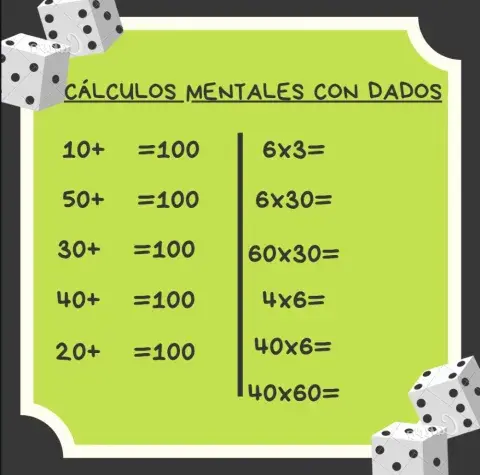Cálculos mentales