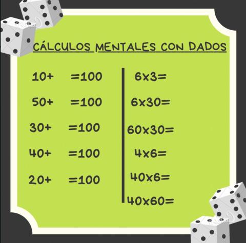 Cálculos mentales