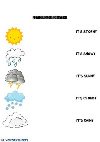 Let's read and match!