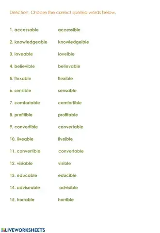 Changing Nouns to Adjectives