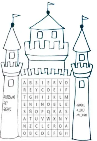 Sopa de letras medieval