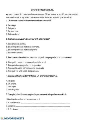 Família a restaurant