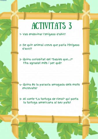 Activitats 3