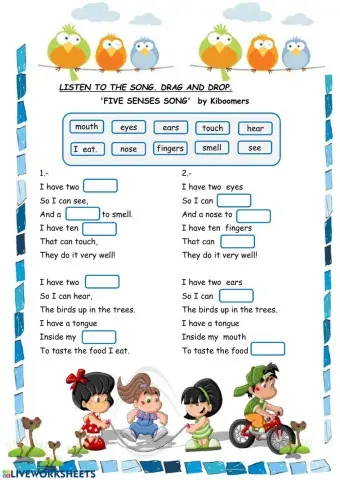 The five senses song